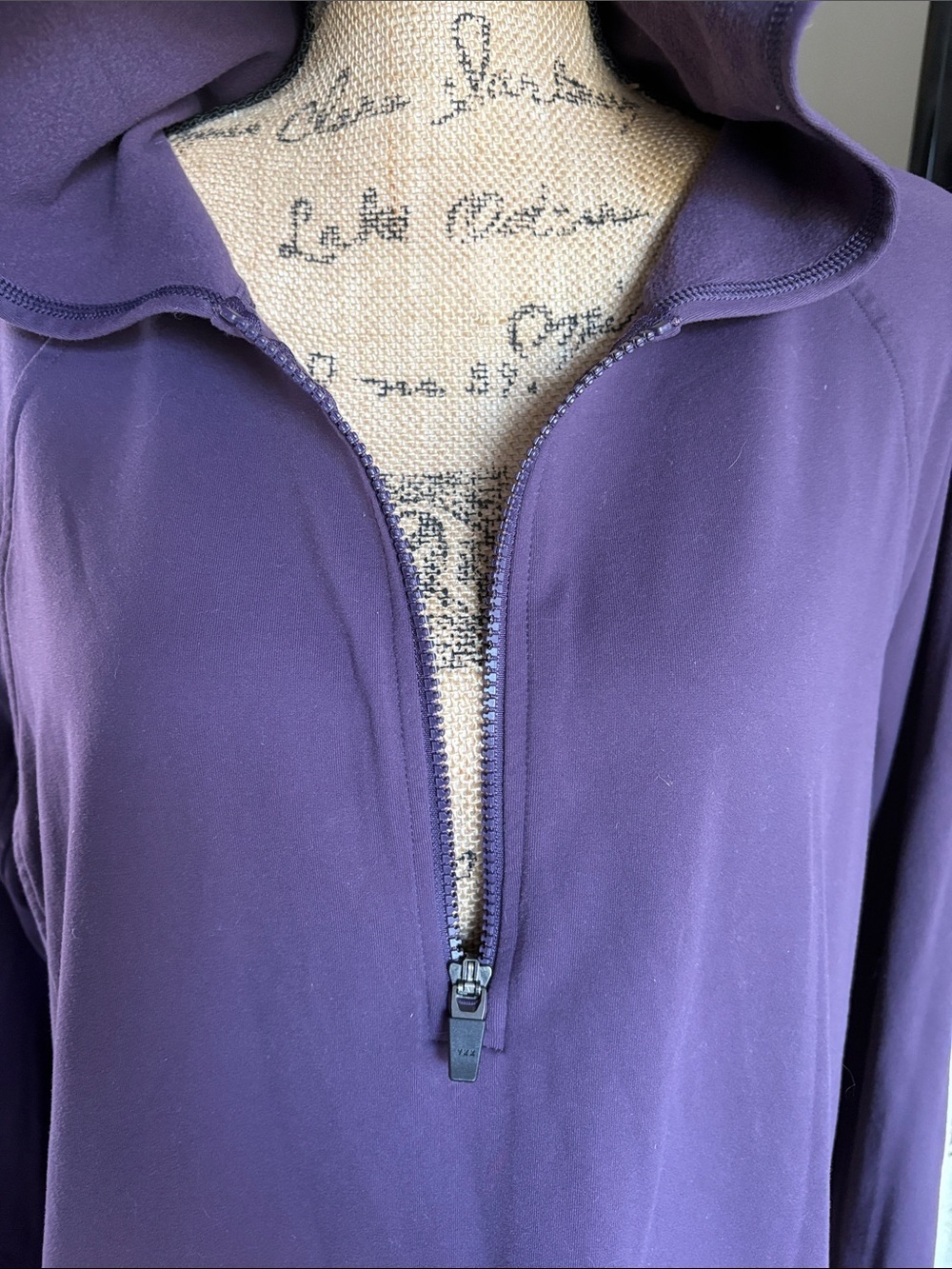 Dululth Trading Co purple dress tunic hooded long sleeve stretch fabric pockets - Picture 4 of 16